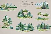 Forest Animals Watercolor Clipart, an Animal Illustration by AnitaPol (Thumbnail 10 of 19)
