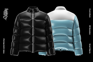 Puffer Jacket Mockup