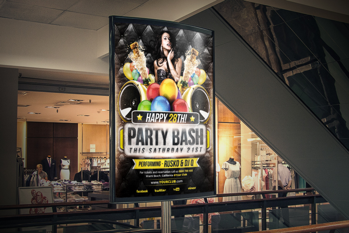 Birthday - Flyer / Poster, a Flyer Template by VectorMedia (Photo 4 of 8)