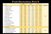 Fruit Illustrations pack 3, a Food Illustration by Padrinan (Thumbnail 5 of 5)