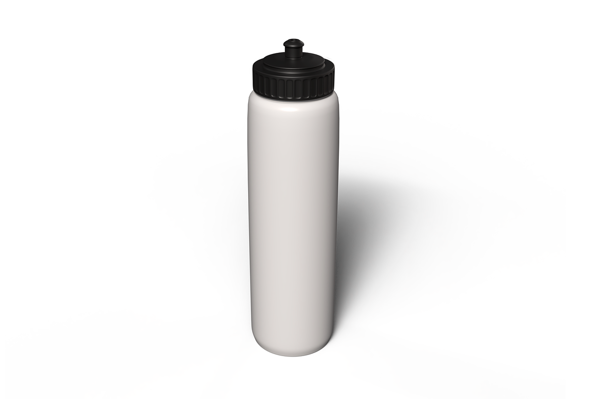 Sport Plastic Bottle 3D Model, an Object 3D Model by Casa Mandarina (Photo 2 of 6)