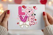 Crochet Love Valentine Day PNG, an Illustration by Canvas Craft (Thumbnail 4 of 7)