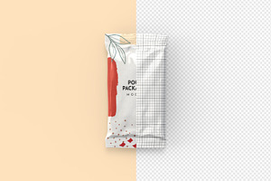 Pouch Packaging Mockup - 8 Views