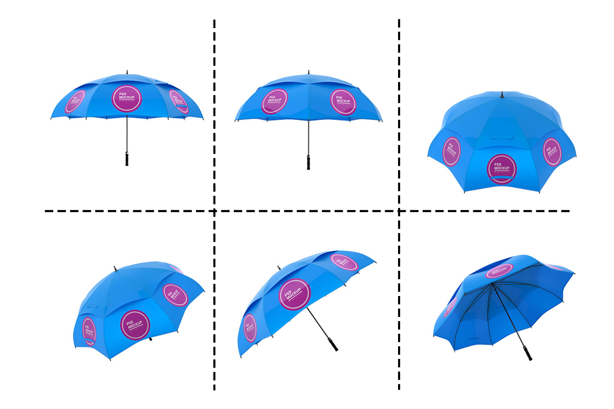 Umbrella Kit, a Product Mockup by Qaleb Studio (Photo 3 of 4)