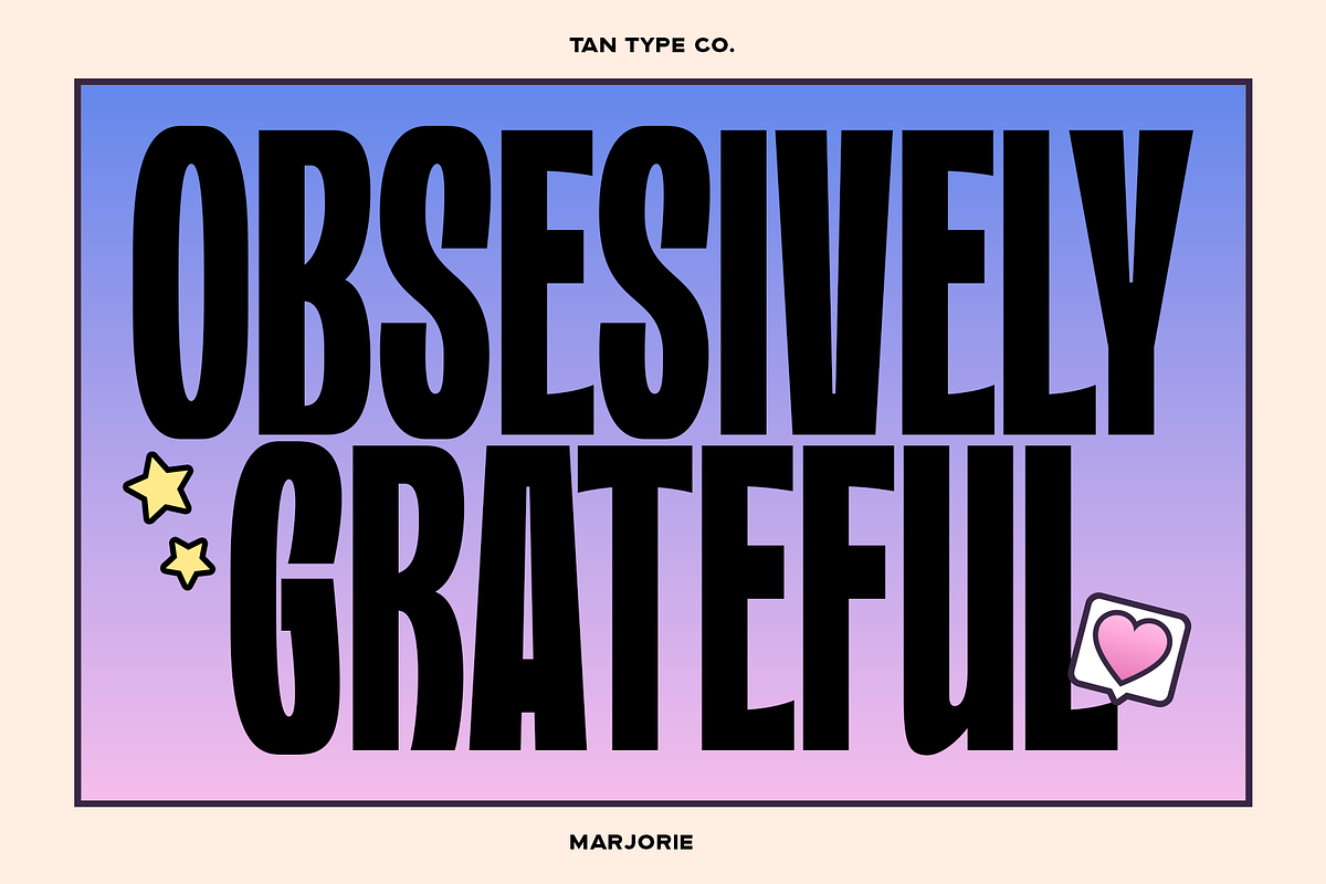 TAN - MARJORIE, a Font by TanType (Photo 6 of 11)