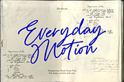 Everyday Motion - Handwritten Script, a Script Font by Inviline.co (Thumbnail 1 of 10)