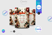 Christmas Menu Flyer Template, a Flyer Template by Aam360 (Thumbnail 1 of 3)