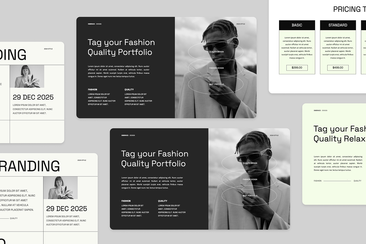 Embrace - Fashion Brand Powerpoint, a Presentation Template by Annora Studio (Photo 4 of 5)