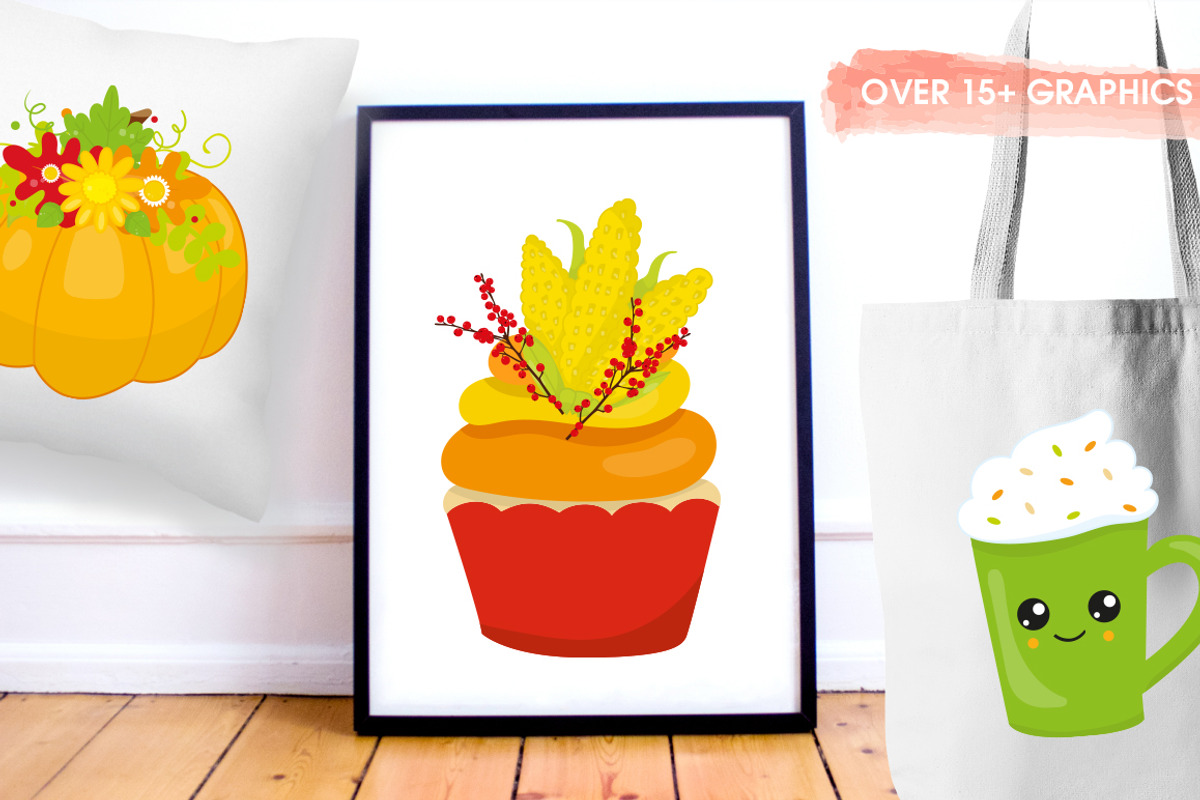 Thanksgiving Foods, a Food Illustration by PrettyBundles (Photo 5 of 5)