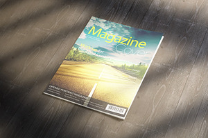 Close Portrait Magazine cover mockup
