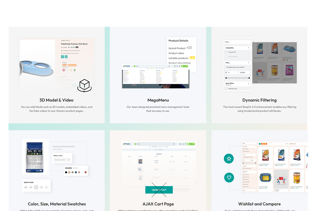 Pet Food Shopify Theme 2.0, a Shopify Template by LogicGo Shopify Experts (Photo 5 of 7)