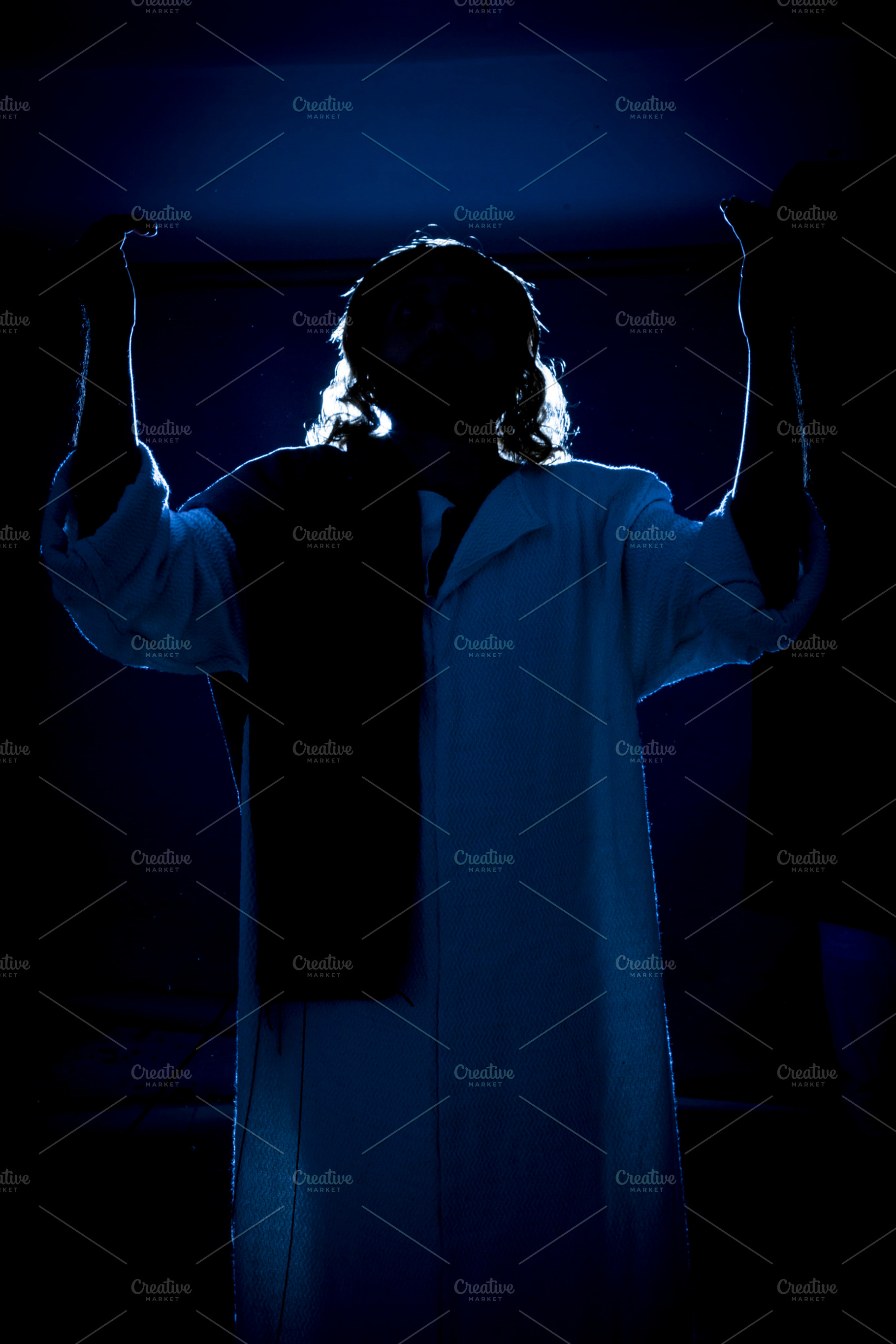 Jesus christ holding the prayer stock photo containing catholic and communion, a Person Photo by Mexico stock images