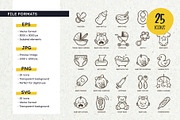 Baby Care Icons, an Outline Icon by insemar (Thumbnail 3 of 4)