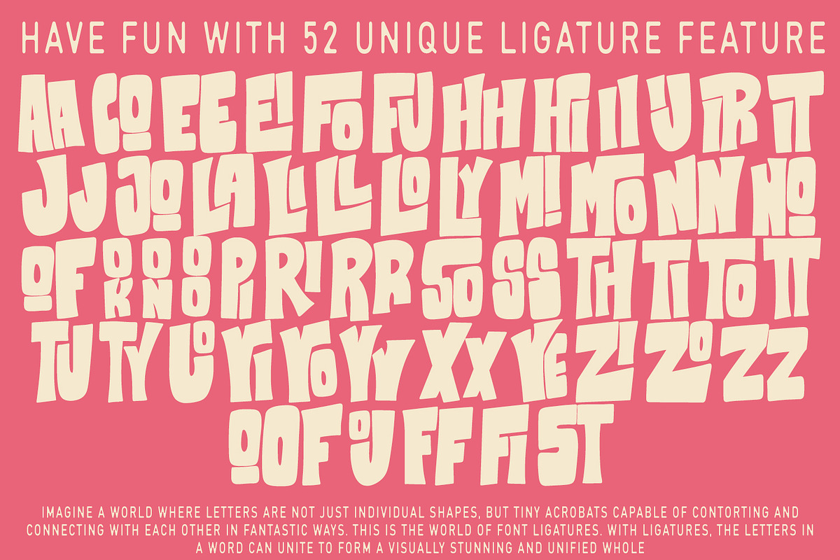 Mahogany - Groovy Font | NEW UPDATE, a Font by HeyFonts (Photo 4 of 19)