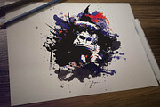 Wild life Ink - Watercolor Spill, an Animal Illustration by Natsuhisui (Thumbnail 6 of 13)