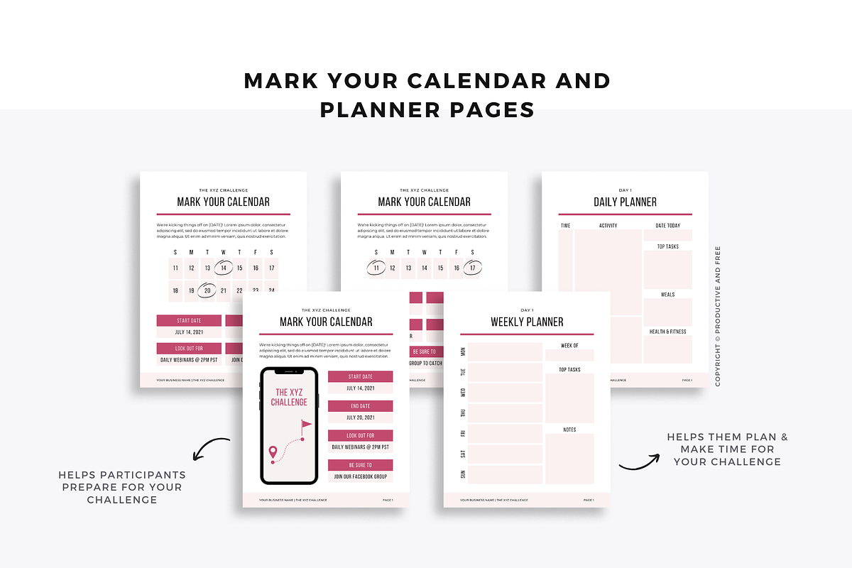 7-Day Lead Magnet Challenge Bundle, an Email Template by ProductiveandFree (Photo 7 of 19)