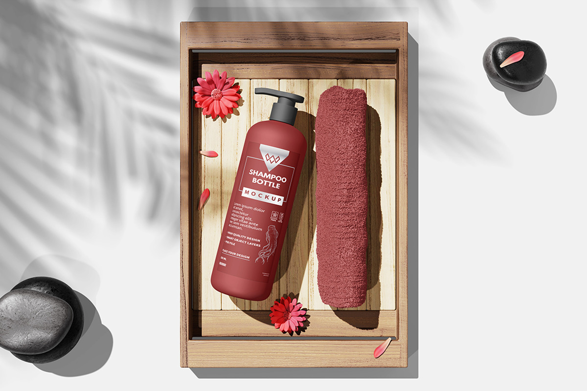Shampoo Bottle Mockup Set, a Packaging Mockup by bimockup (Photo 6 of 6)