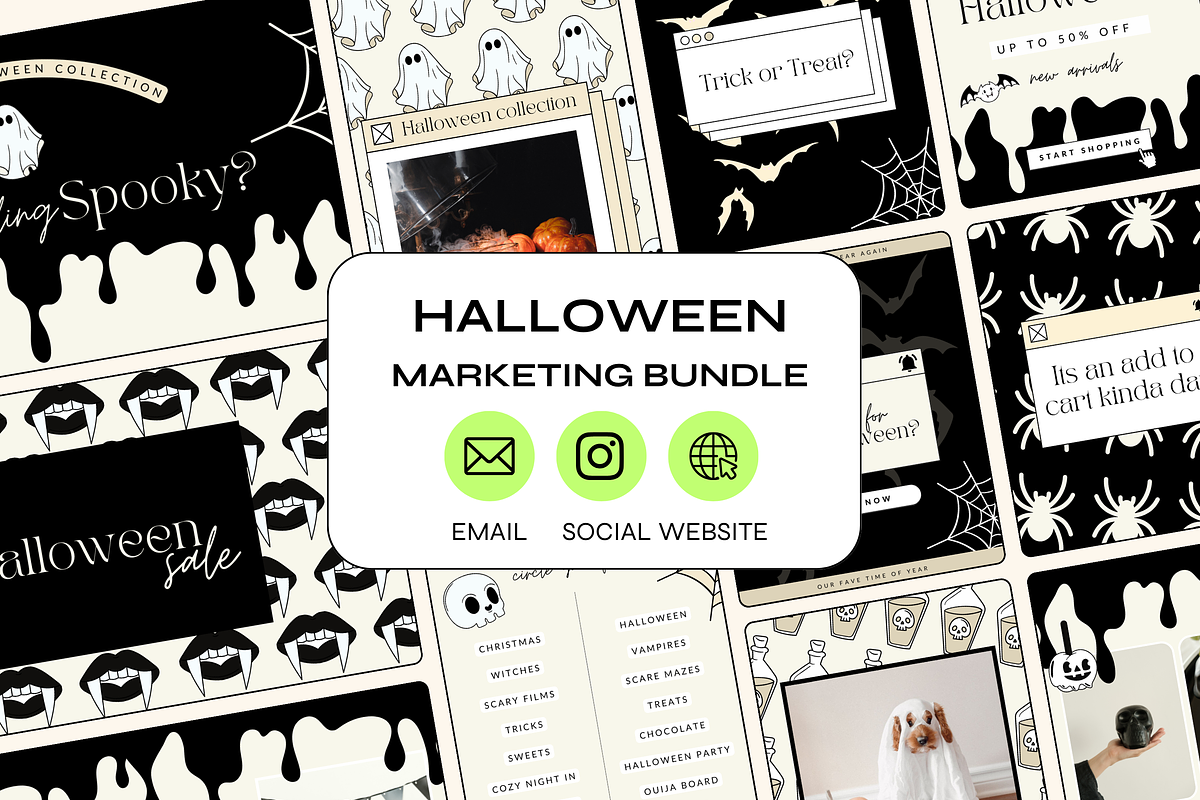 Halloween Marketing Bundle, an Email Template by The Pixel Palace (Photo 1 of 10)