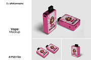 Vape Mockup, a Merchandise Mockup by ulfatunnazira (Thumbnail 1 of 5)