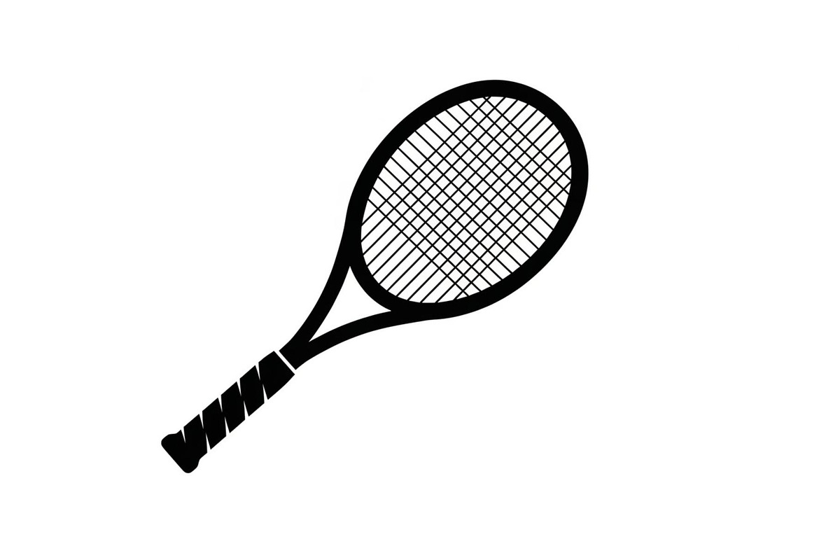 Tennis Racket Icon Silhouette Bundle, an Illustration by Designs_River (Photo 46 of 51)