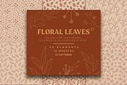 Floral & Leaves Seamless Patterns, a Pattern Graphic by PixelHive Pro (Thumbnail 1 of 9)
