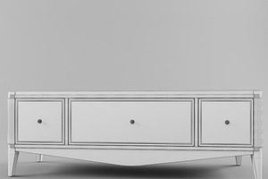 Roche Bobois Claridge Tv Stand 3d