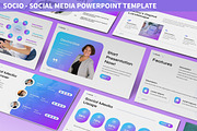 Socio - Social Media Powerpoint, a Presentation Template by SlideFactory (Thumbnail 1 of 4)