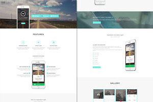 Infinity - Mobile App HTML5 Template, a Bootstrap Template by audaindesigns