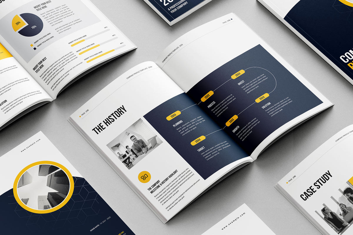 Company Profile - InDesign & Canva, a Brochure Template by Work-Envance (Photo 2 of 10)