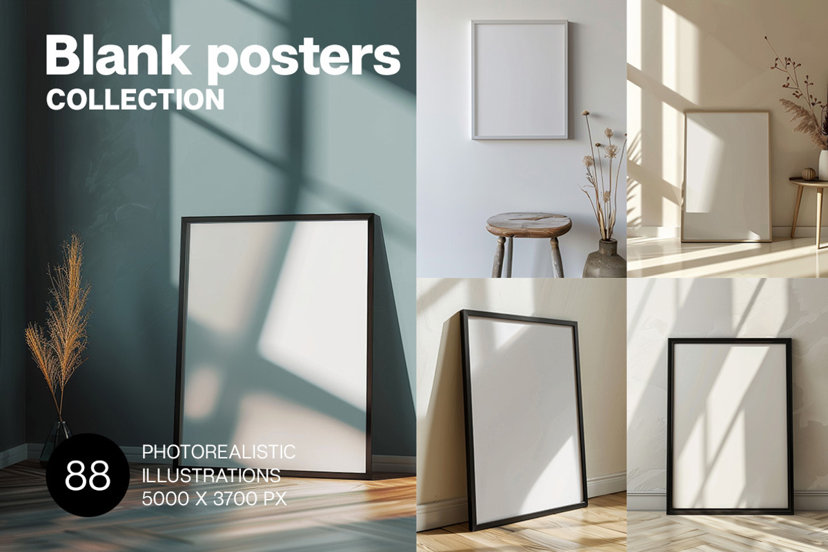 88 Blank posters, an Arts & Entertainment Photo by Handmadefont (Photo 1 of 10)