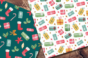 Christmas Watercolor Papers