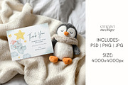 7x5 Landscape Invitation Card Mockup, a Mockup by EmpaviMockups (Thumbnail 7 of 7)