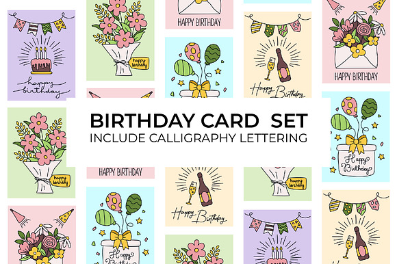Birthday Card Set preview 5