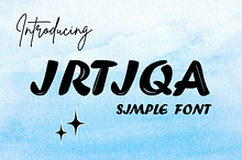 Simple Irtiqa Display Font