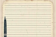 Vintage Lined Writing Paper, a Pattern Graphic by Printable Treasure (Thumbnail 3 of 10)