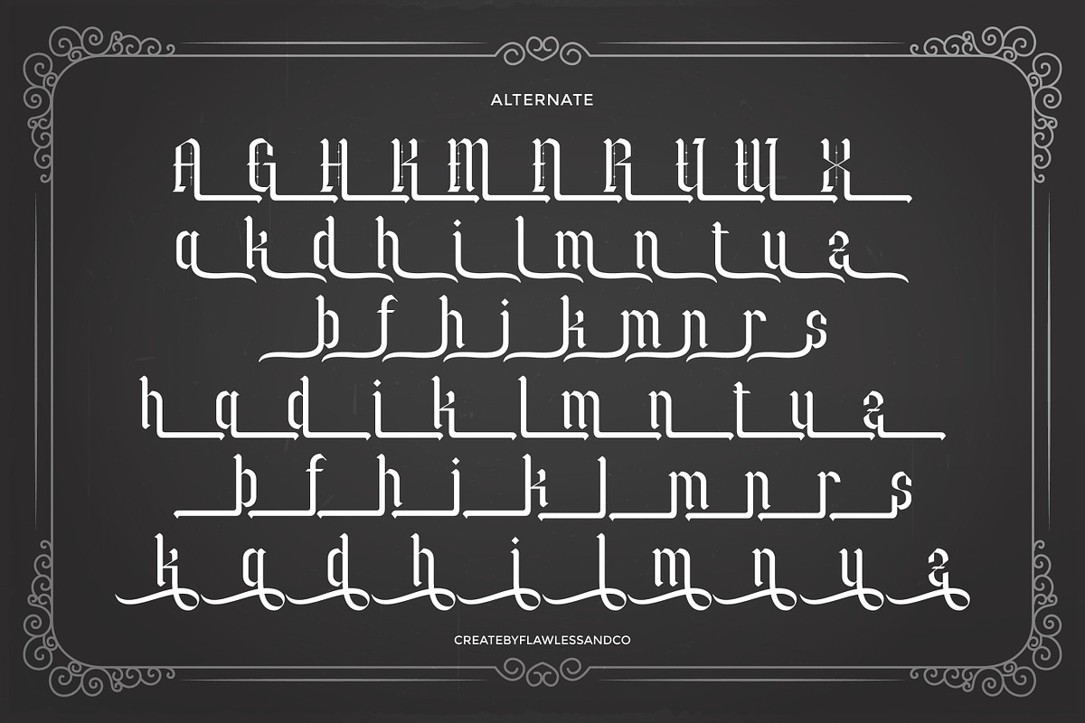 Blackmist - Blackletter Font, a Blackletter Font by Flawless And Co (Photo 8 of 10)