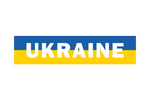 Ukrainian flag, a Decorative Illustration by Elen_Art