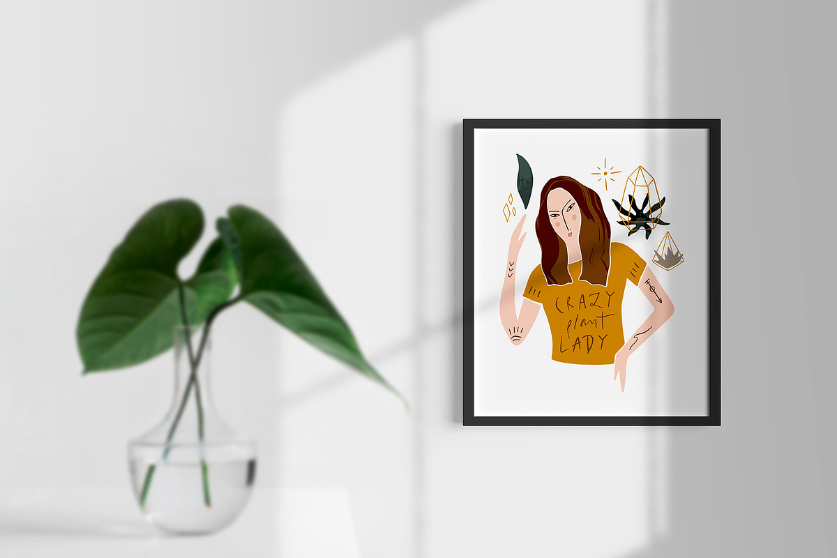 Plant Lady Bundle, a Decorative Illustration by Annie Konst (Photo 14 of 22)