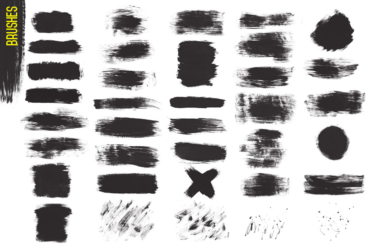 Paint it - Brush and Spray Textures, a Texture Graphic by Nathan Knight Design (Photo 3 of 5)