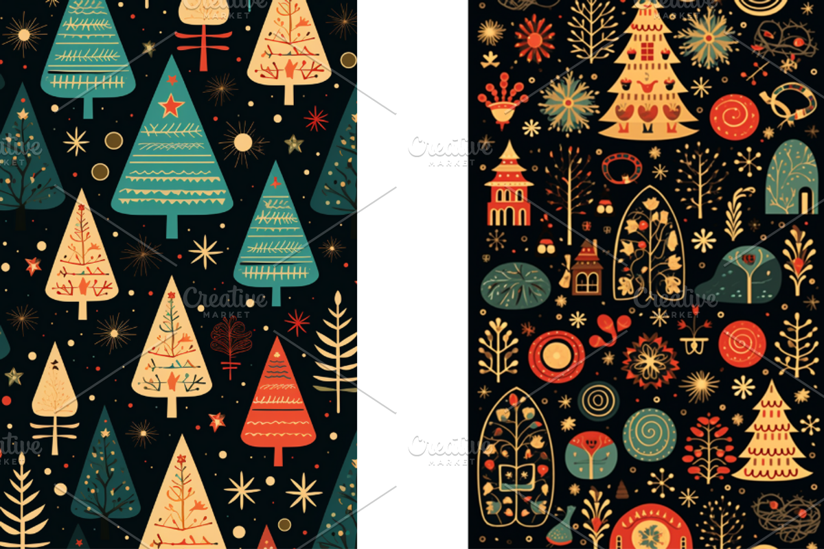 Christmas Card Design Bundle 8, a Card Template by Jay Major Designs (Photo 7 of 10)