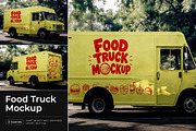 Food Truck Mockup, an Advertising Mockup by Pitchlook.Studio (Thumbnail 1 of 4)