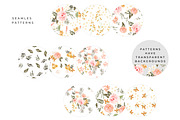 Boho Watercolor Florals & Patterns, an Illustration by PrettyGrandmillennial (Thumbnail 3 of 6)