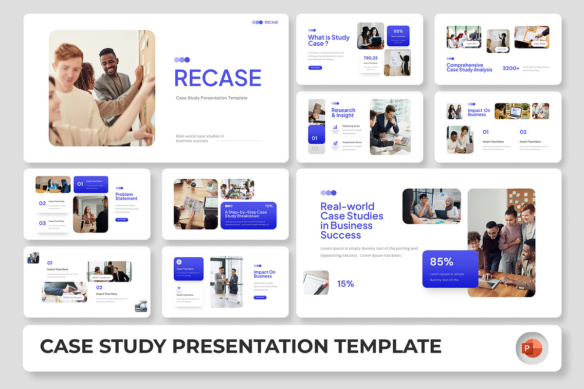 Recase - Study Case PowerPoint, a Presentation Template by Premast (Photo 1 of 4)