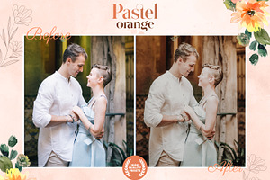 10 Pastel Orange Lightroom Presets