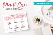 Plant Care Card Template, a Design Template by Snapybiz (Thumbnail 9 of 9)