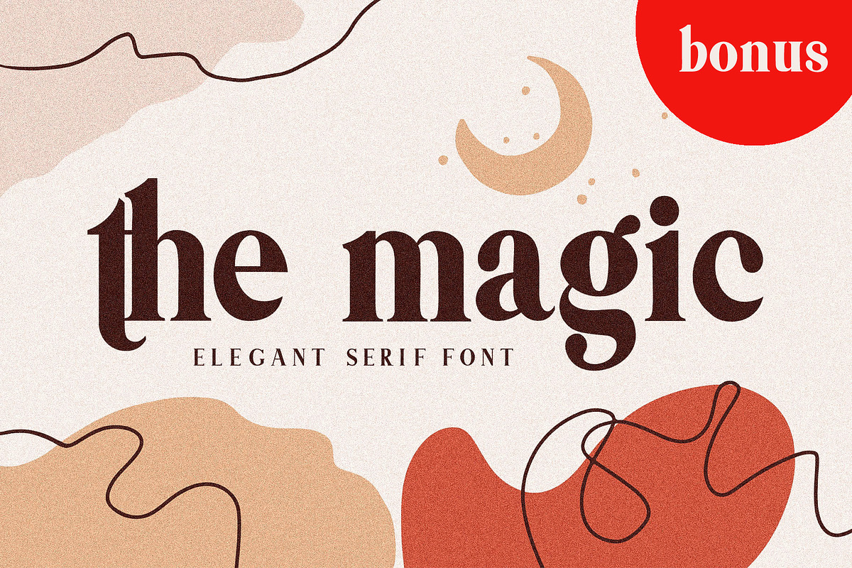 Themagic Serif Font + Bonus