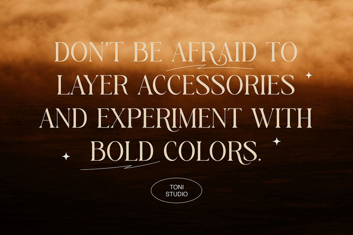 Rading-modern elegant serif, a Serif Font by ToniStudio (Photo 4 of 10)