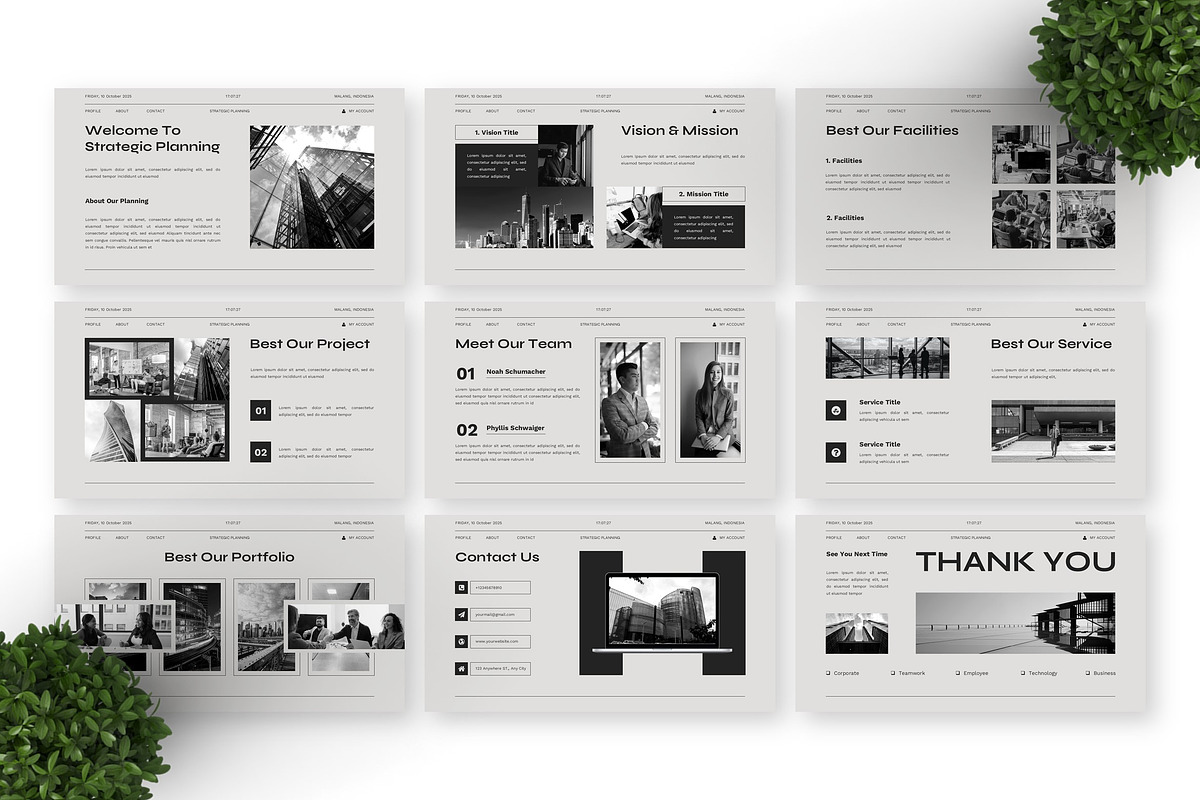 Strategic Planning - Business Key, a Presentation Template by Deepslide Studio (Photo 3 of 4)