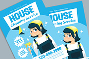 House Cleaning Service Flyer, a Flyer Template by Gumico Studio. (Thumbnail 3 of 3)