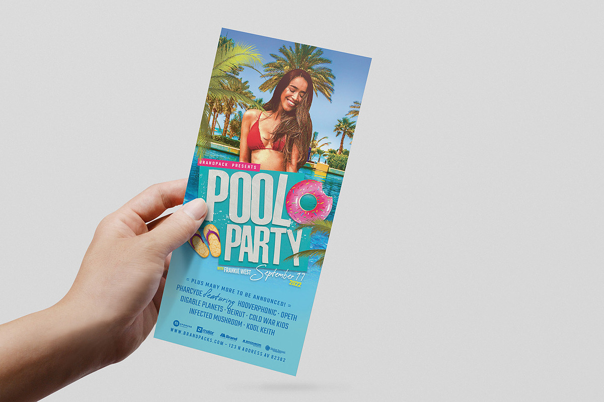 Pool Party Flyer Template, a Flyer Template by BrandPacks (Photo 6 of 8)